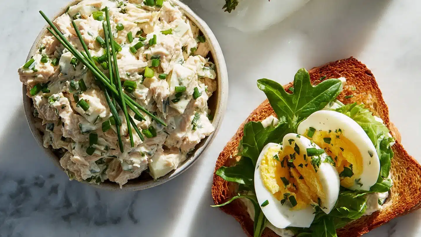 Deviled Egg Chicken Salad