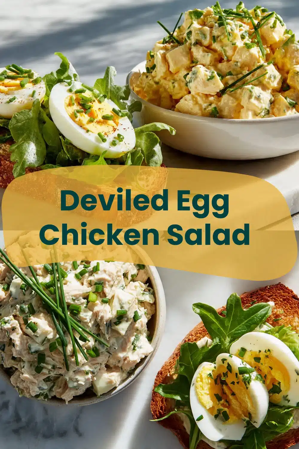 Deviled Egg Chicken Salad