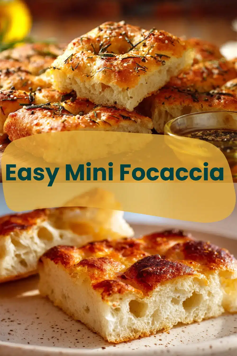Easy Mini Focaccia