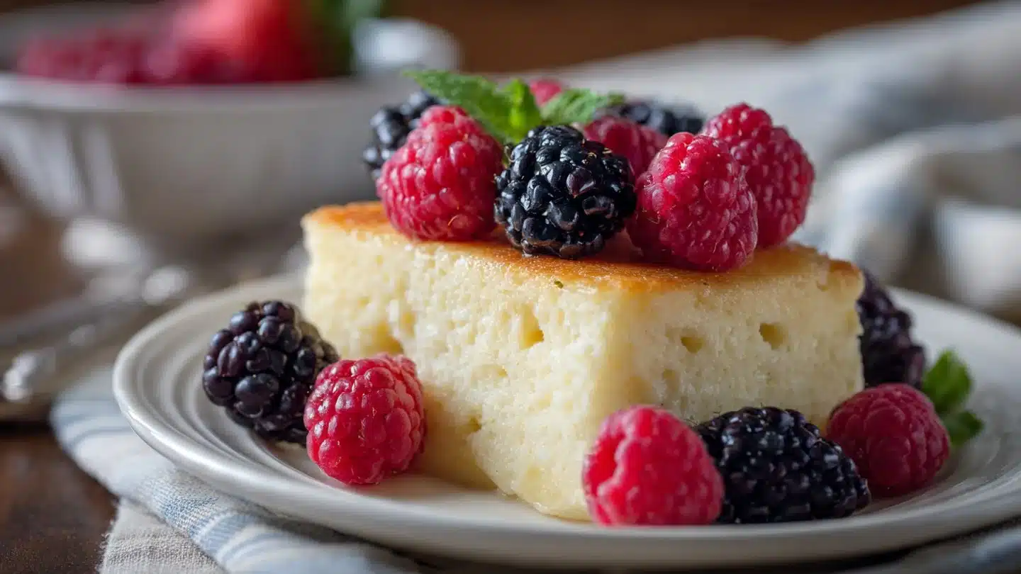 The Easiest Vanilla Pudding Cake You’ll Ever Make!