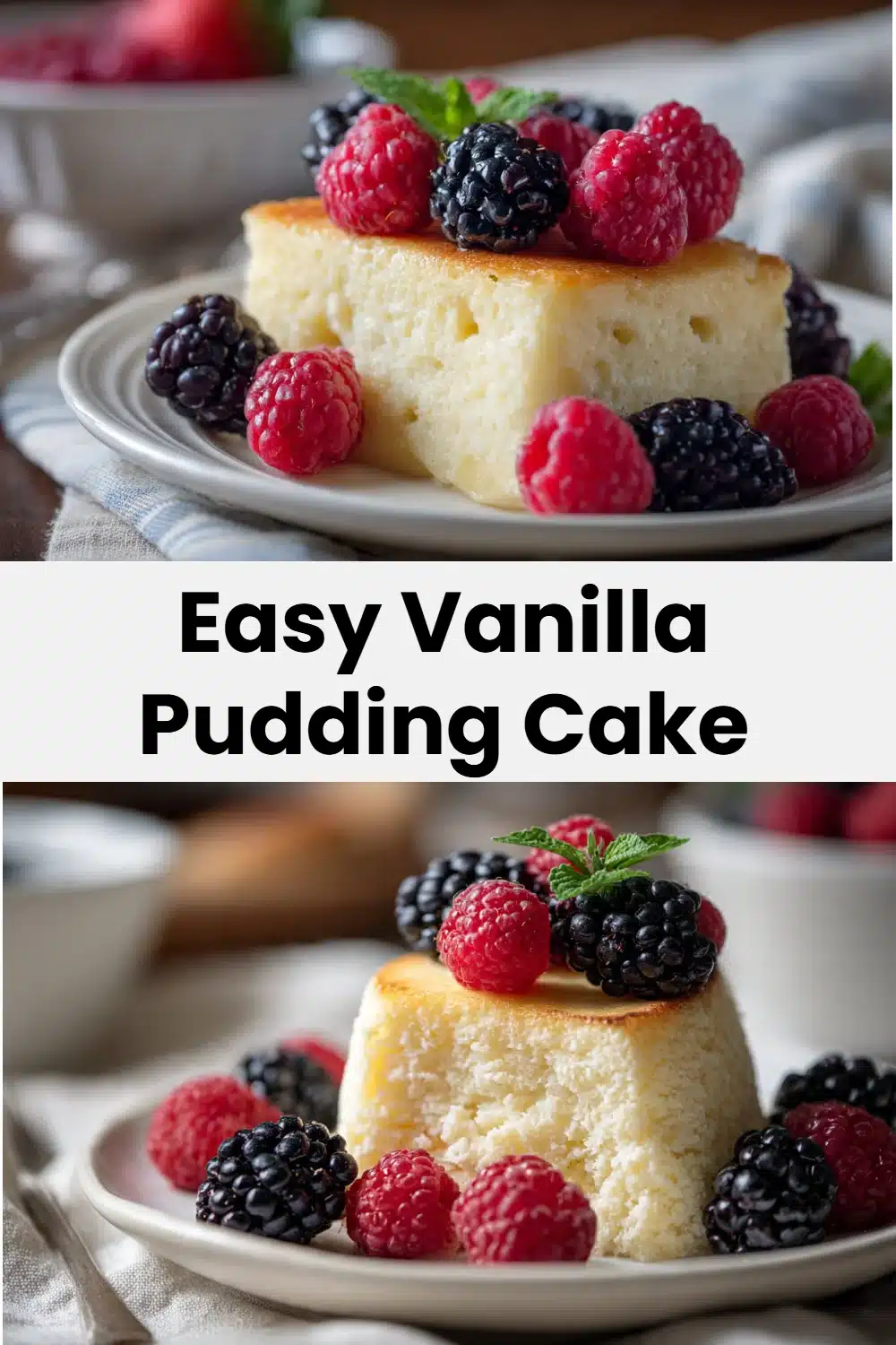 Easy Vanilla Pudding Cake