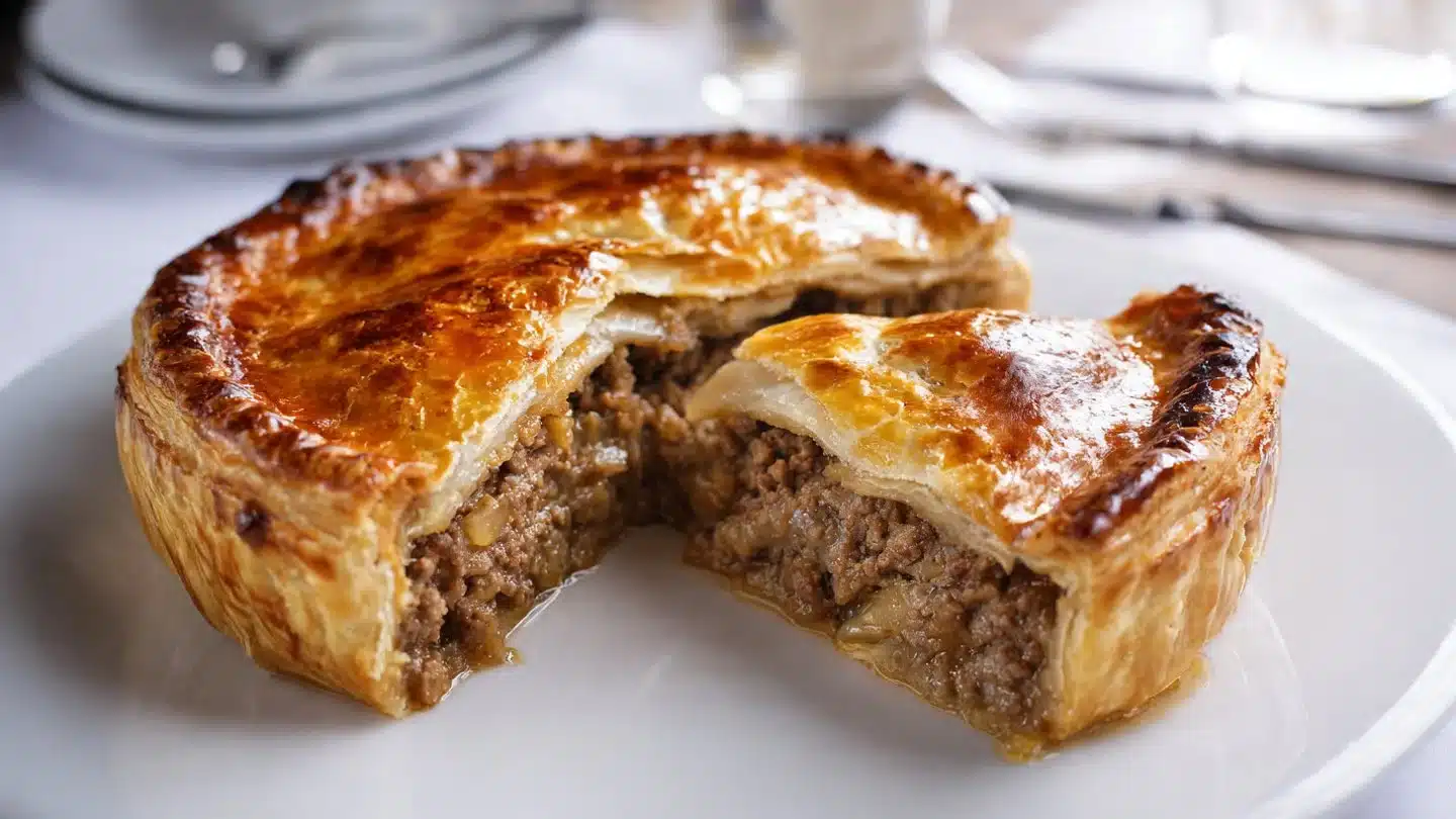 Flaky Mince Beef and Onion Pies : Crispy Comfort in Every Bite