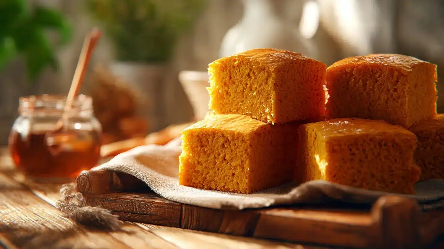 Fluffy Sweet Potato Cornbread