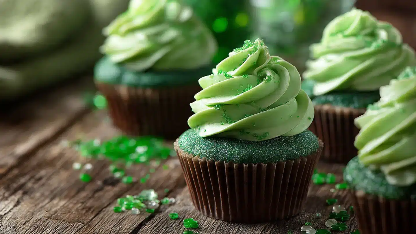 Green Velvet Cupcakes