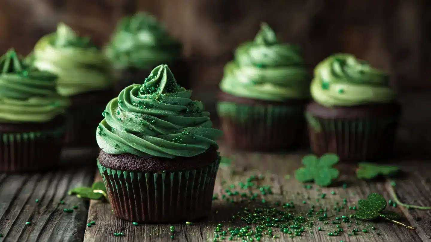 Green Velvet Cupcakes