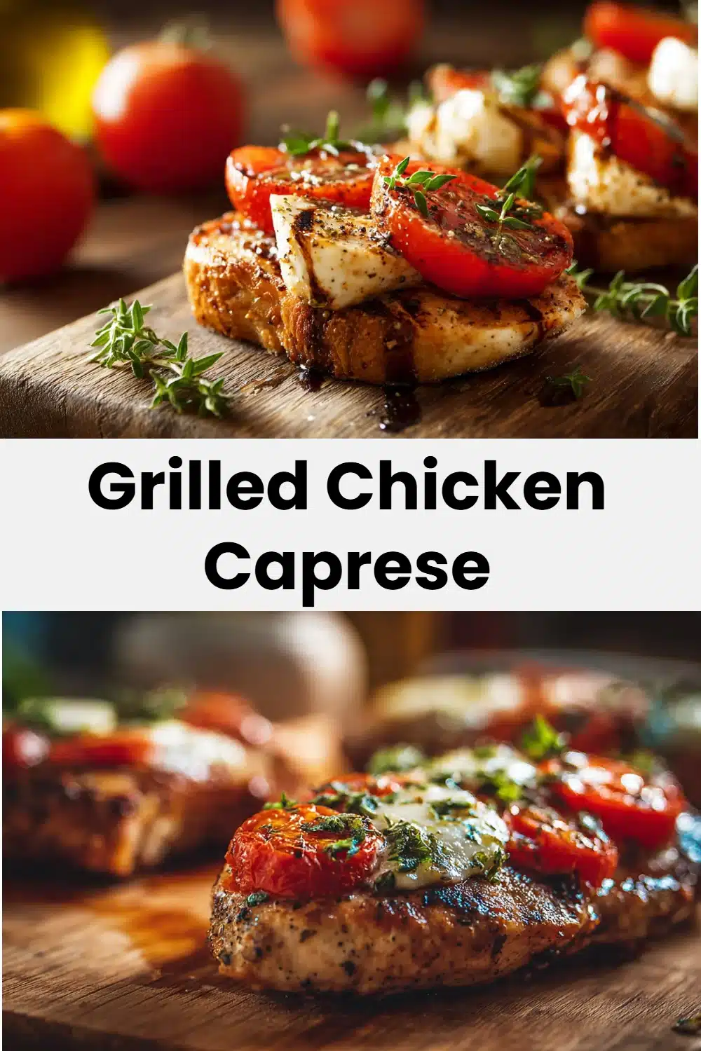 Grilled Chicken Caprese