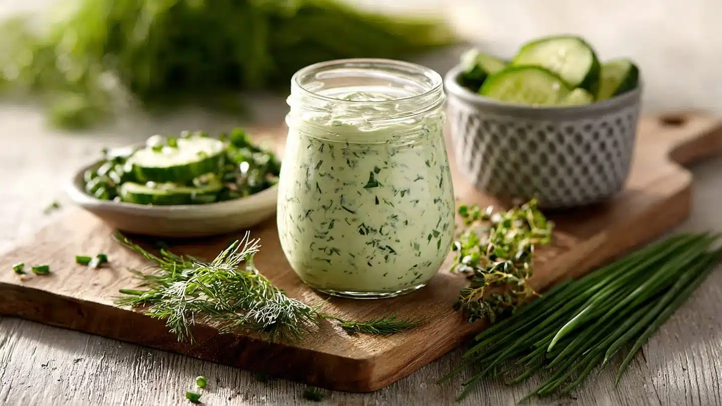 Healthy Dill Pickle Cottage Cheese Ranch Recipe