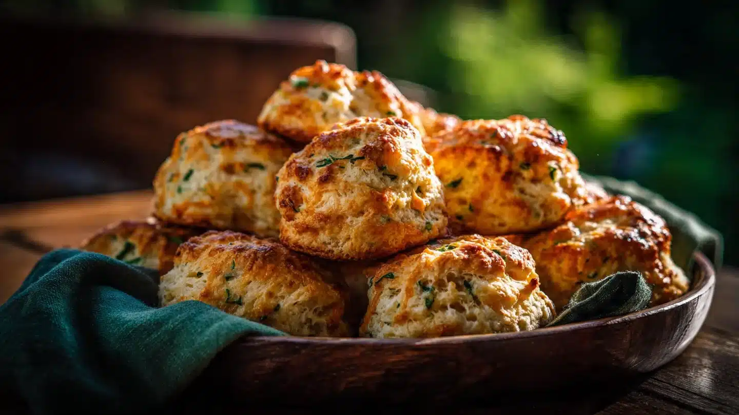 Irish Cheddar and Stout Biscuits