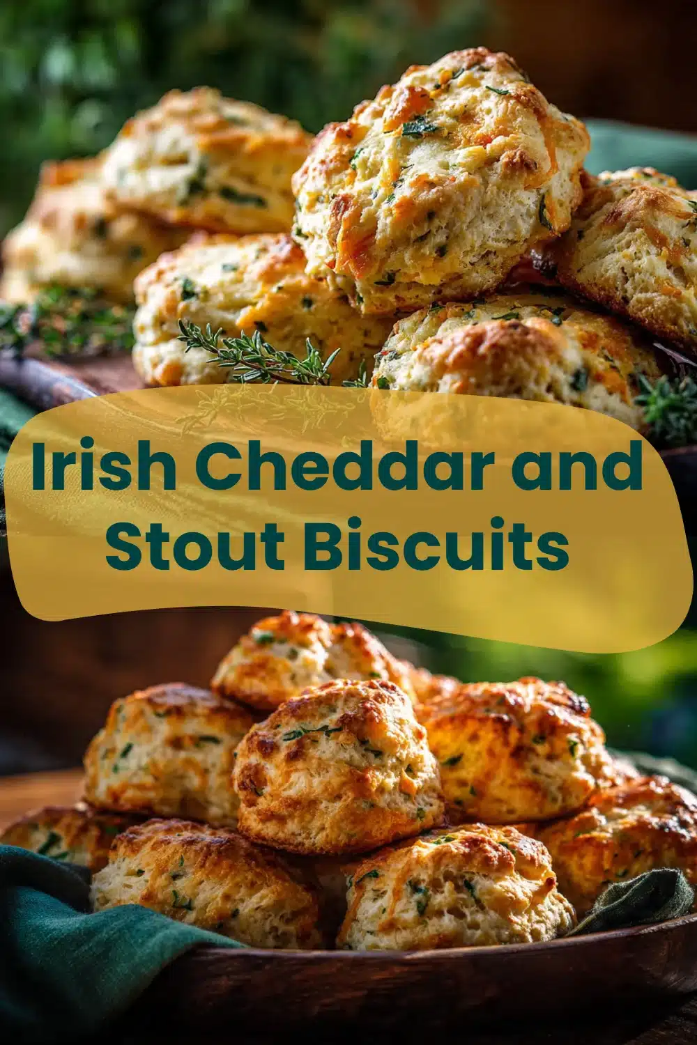 Irish Cheddar and Stout Biscuits