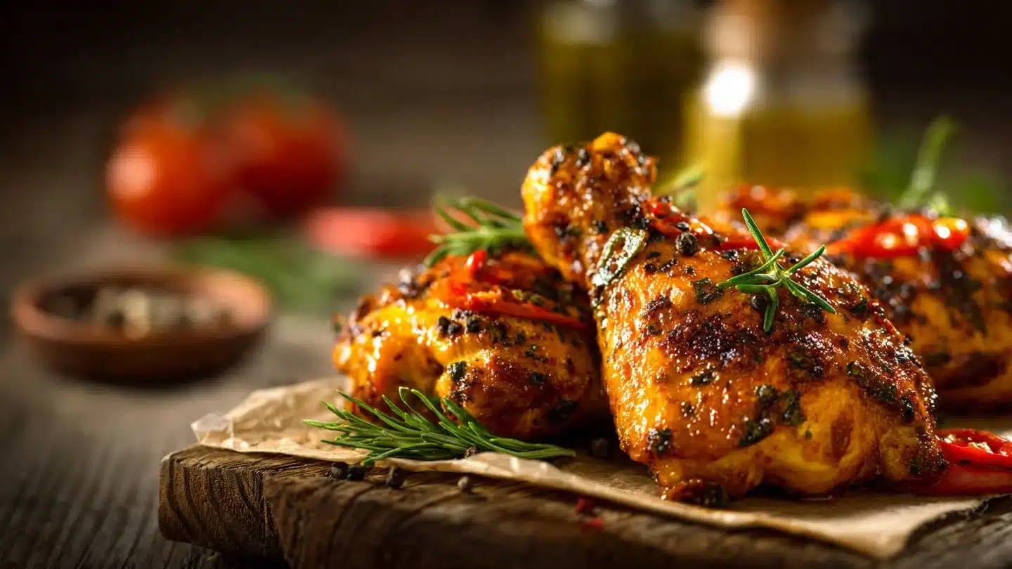 Jalapeño Peach Chicken