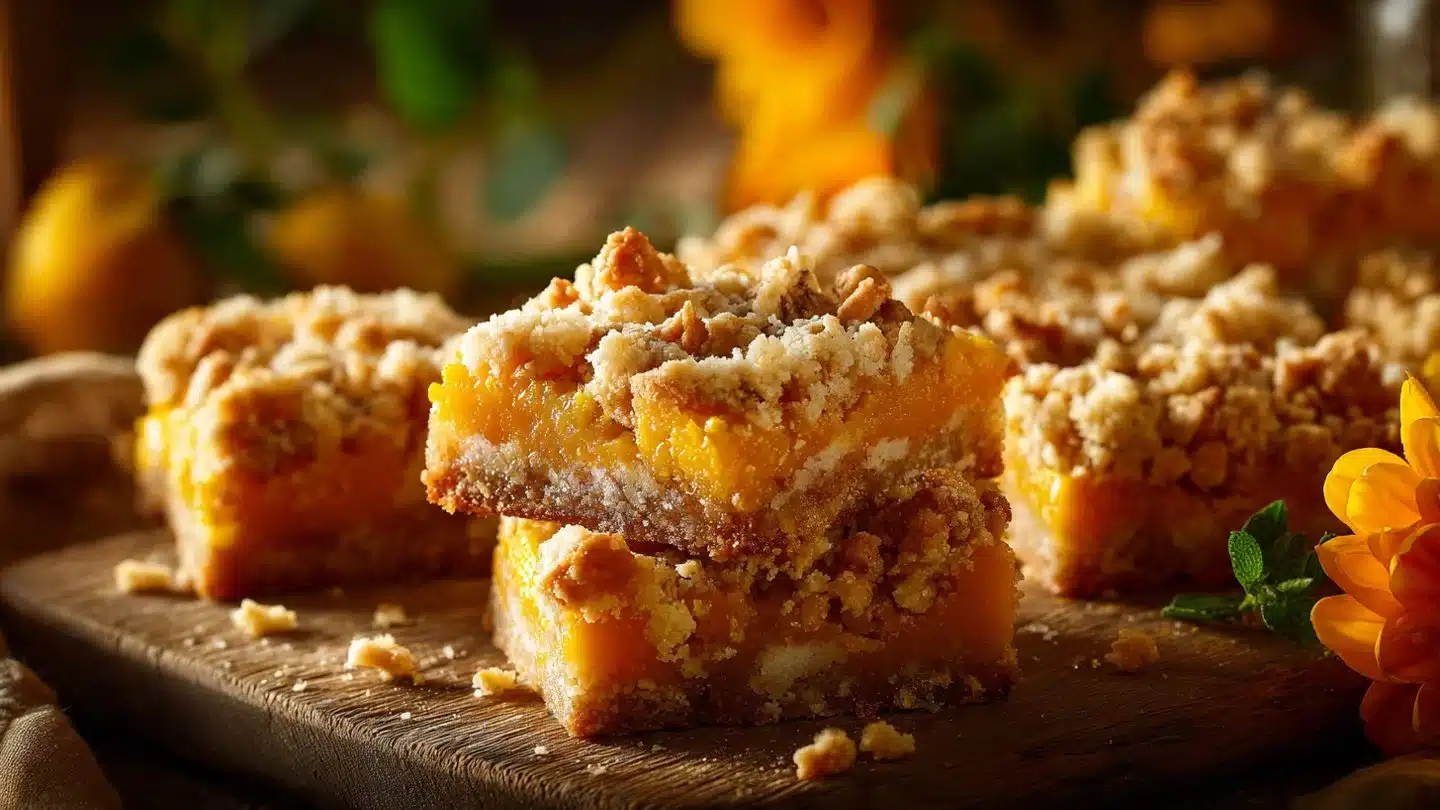 Mango Crumble Bars