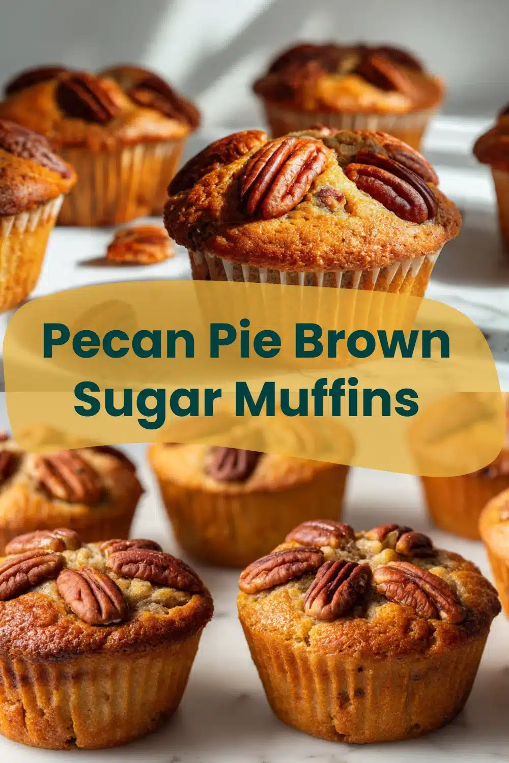 Pecan Pie Brown Sugar Muffins