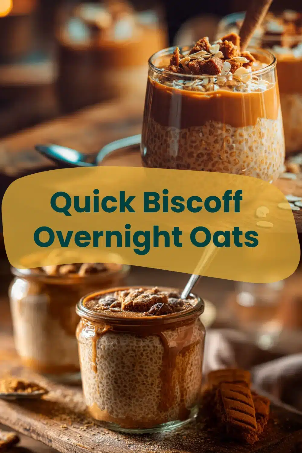Quick Biscoff Overnight Oats