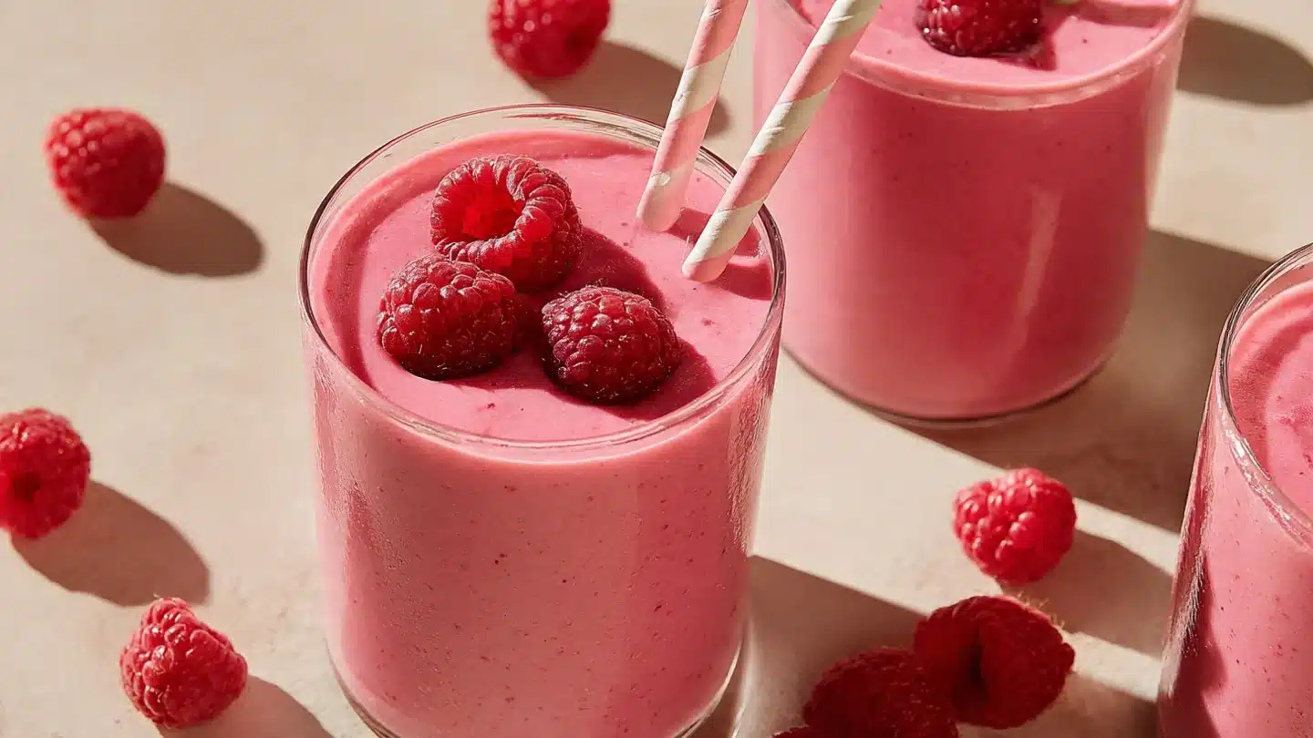 Raspberry Bliss Green Tea Smoothie : Refreshing Raspberry Green Tea Recipes