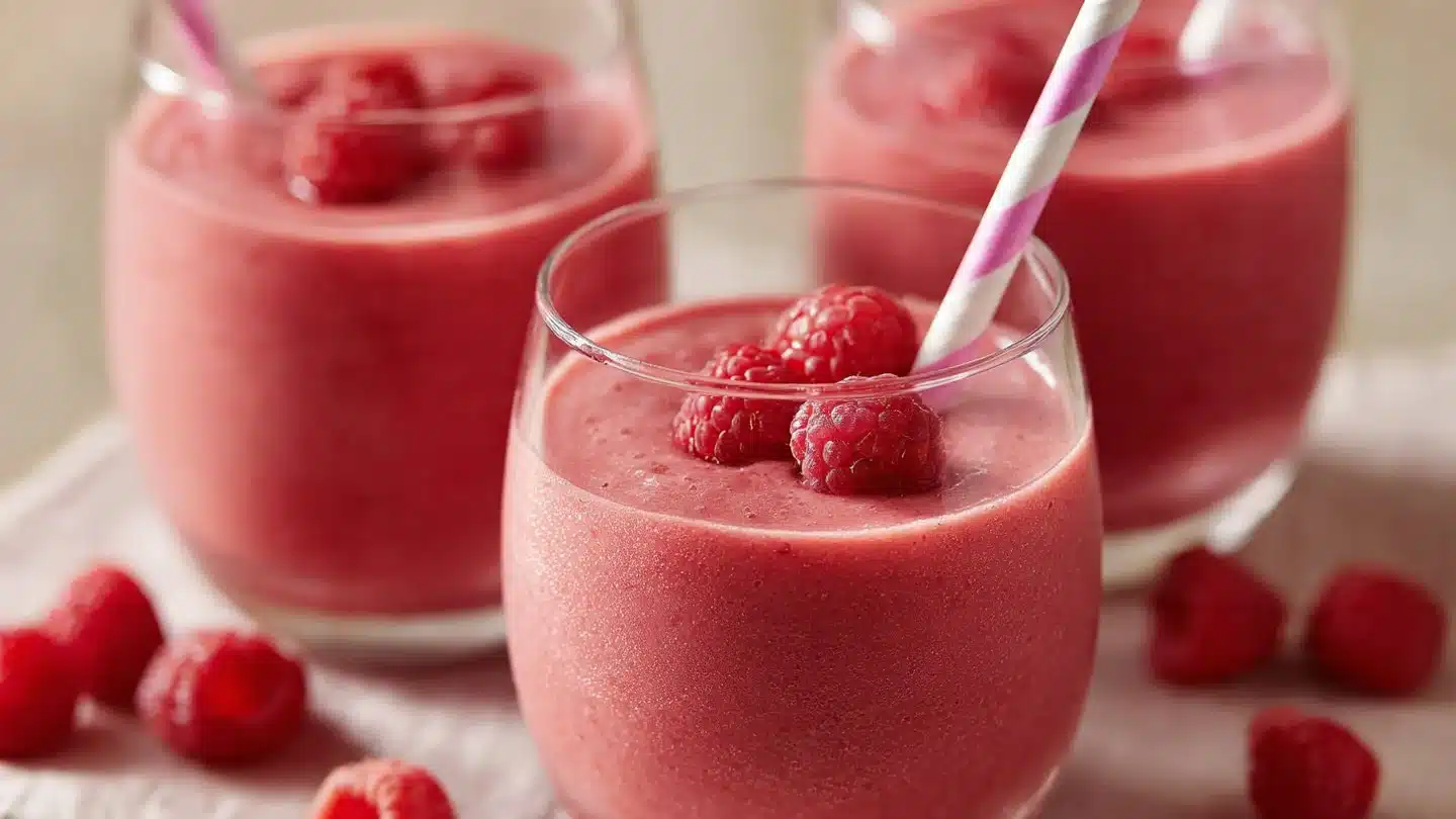 Raspberry green tea smoothie | Raspberry green tea recipes