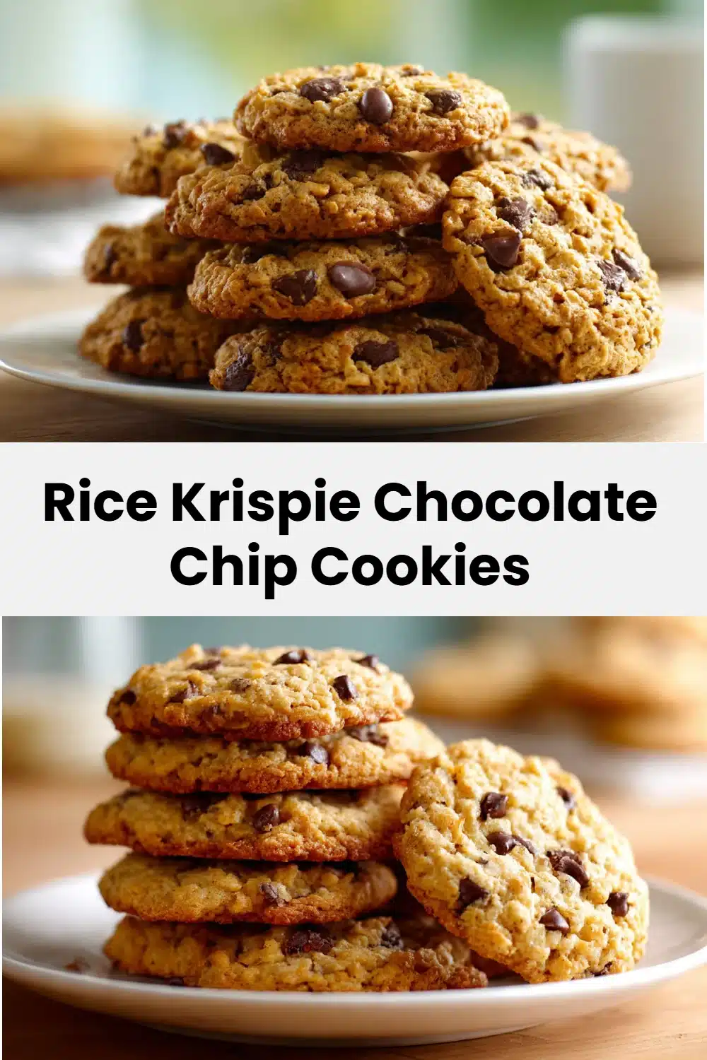Rice Krispie Chocolate Chip Cookies