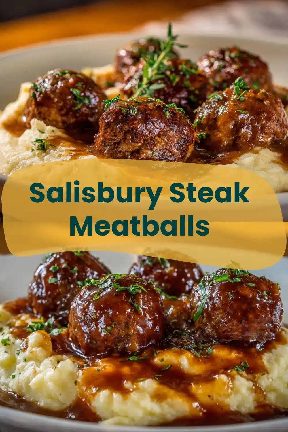Salisbury Steak Meatballs