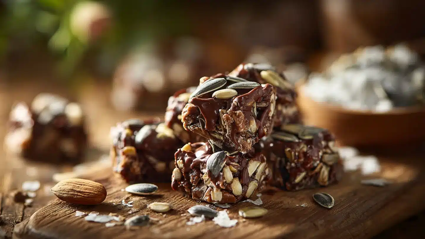 Sunflower Seed Chocolate Bites