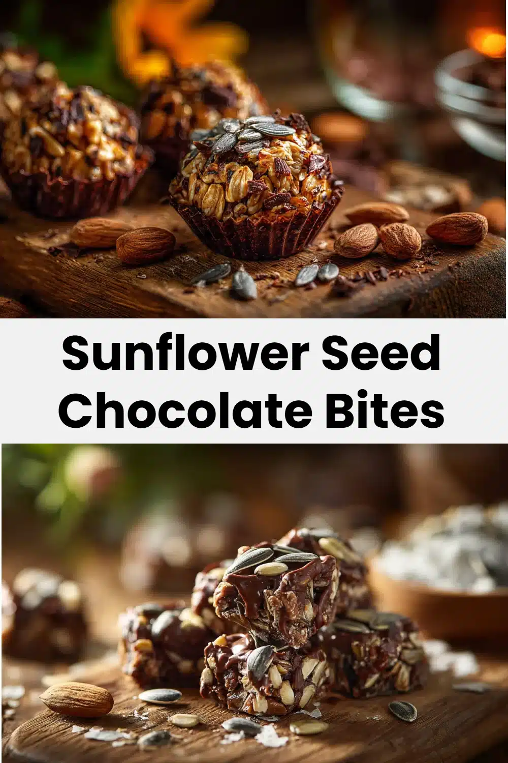 Sunflower Seed Chocolate Bites