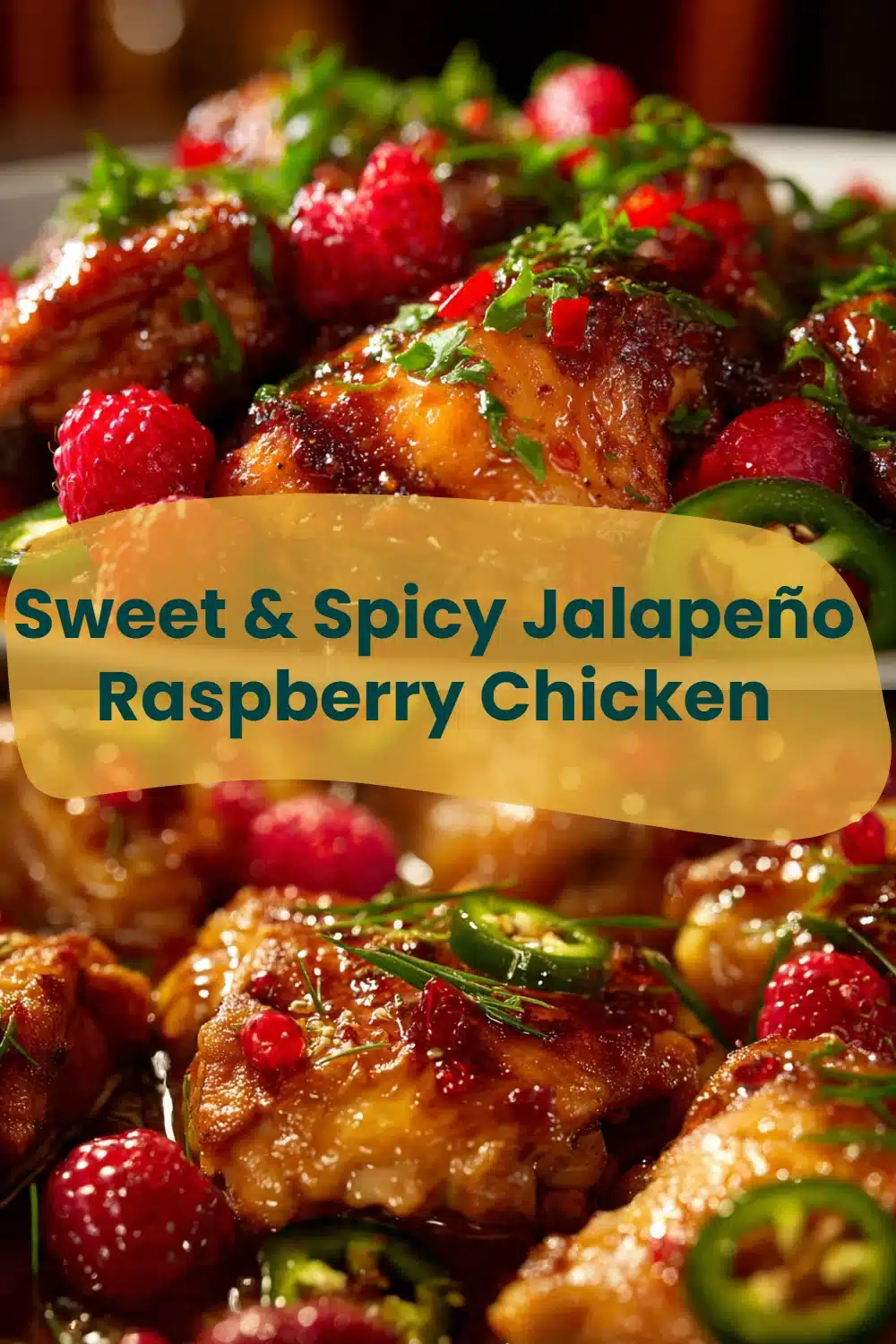 Sweet & Spicy Jalapeño Raspberry Chicken