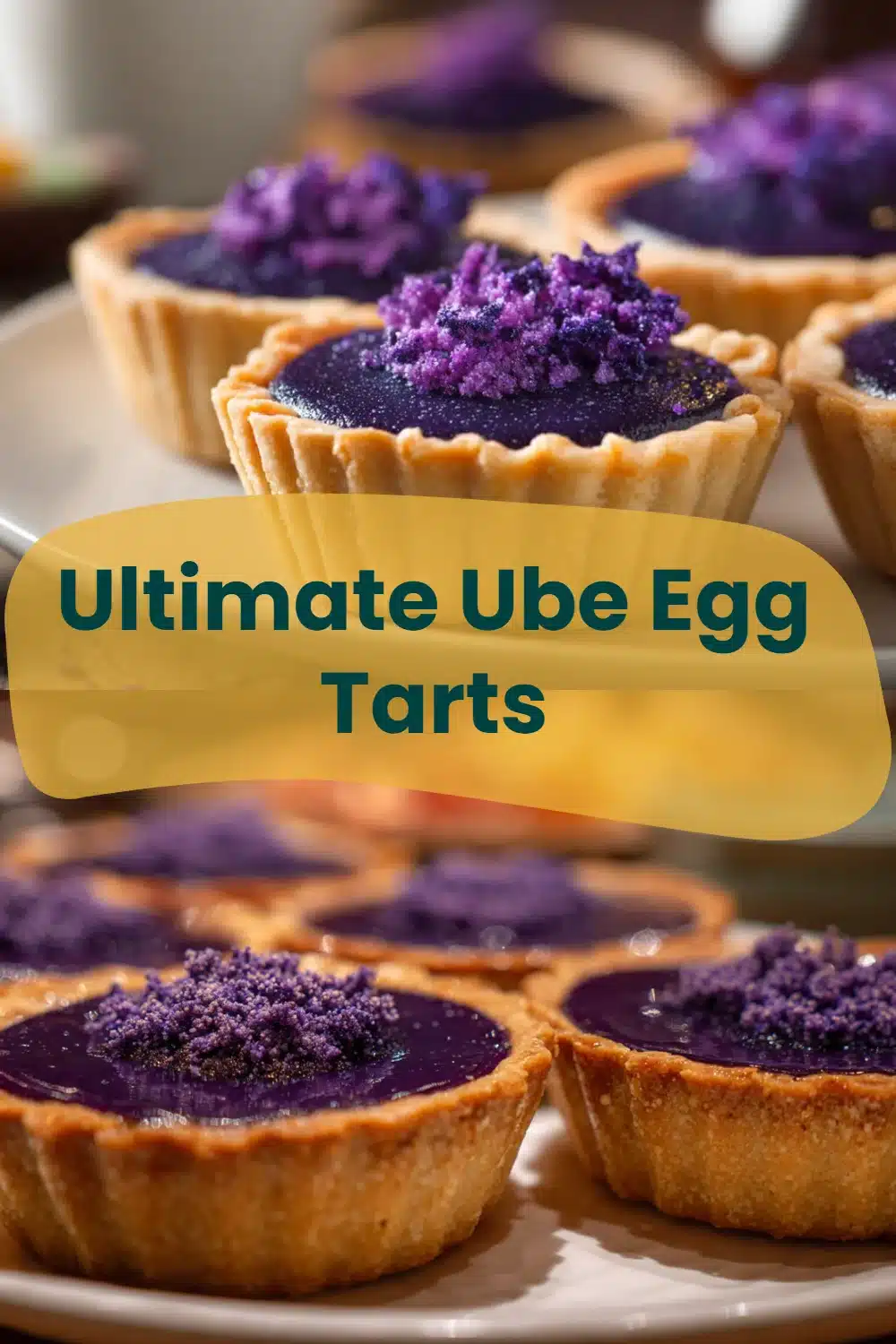 Ultimate Ube Egg Tarts