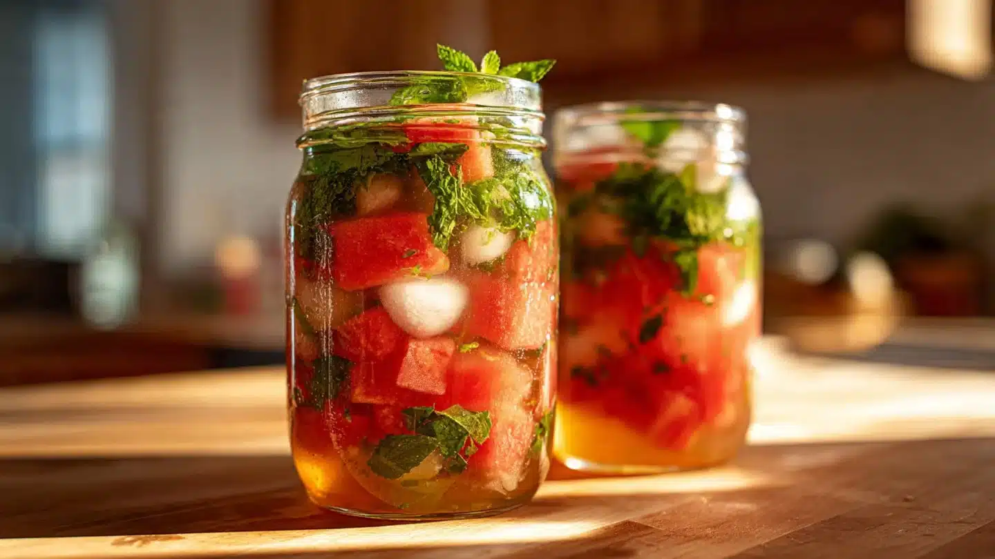 Watermelon Chamomile Tea Cooler Recipe