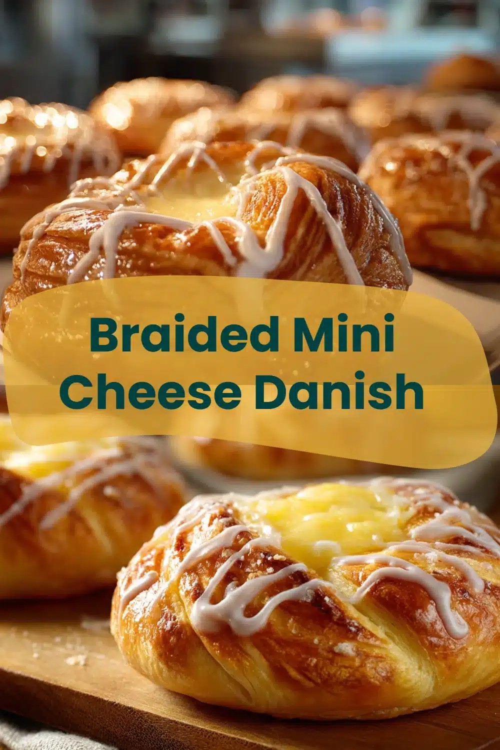 Braided Mini Cheese Danish
