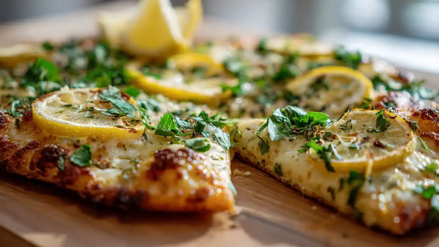 Bright & Zesty Lemon Pizza : Fresh Citrus Pizza Recipe