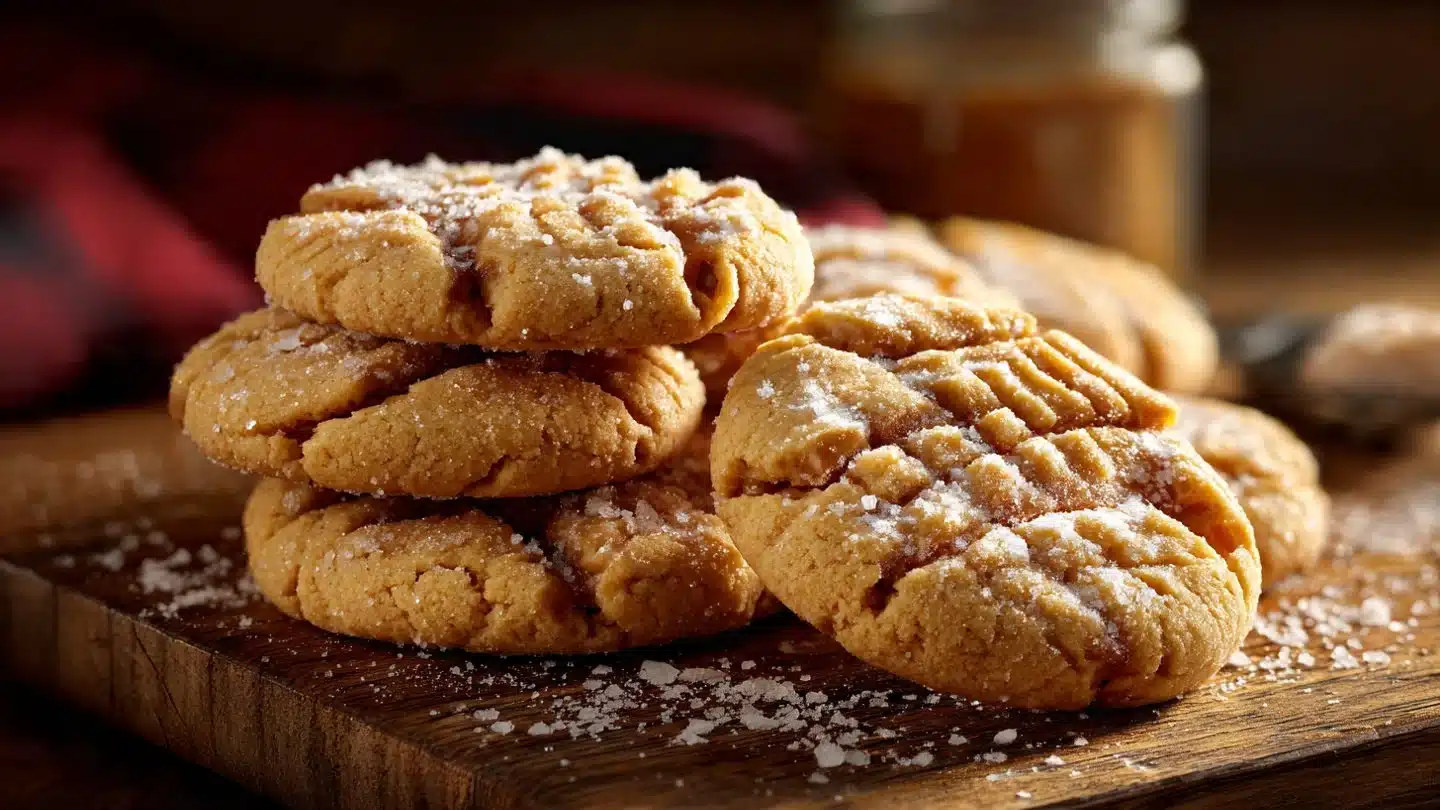 Crinkly Crackly Butter Toffee Sugar Cookies