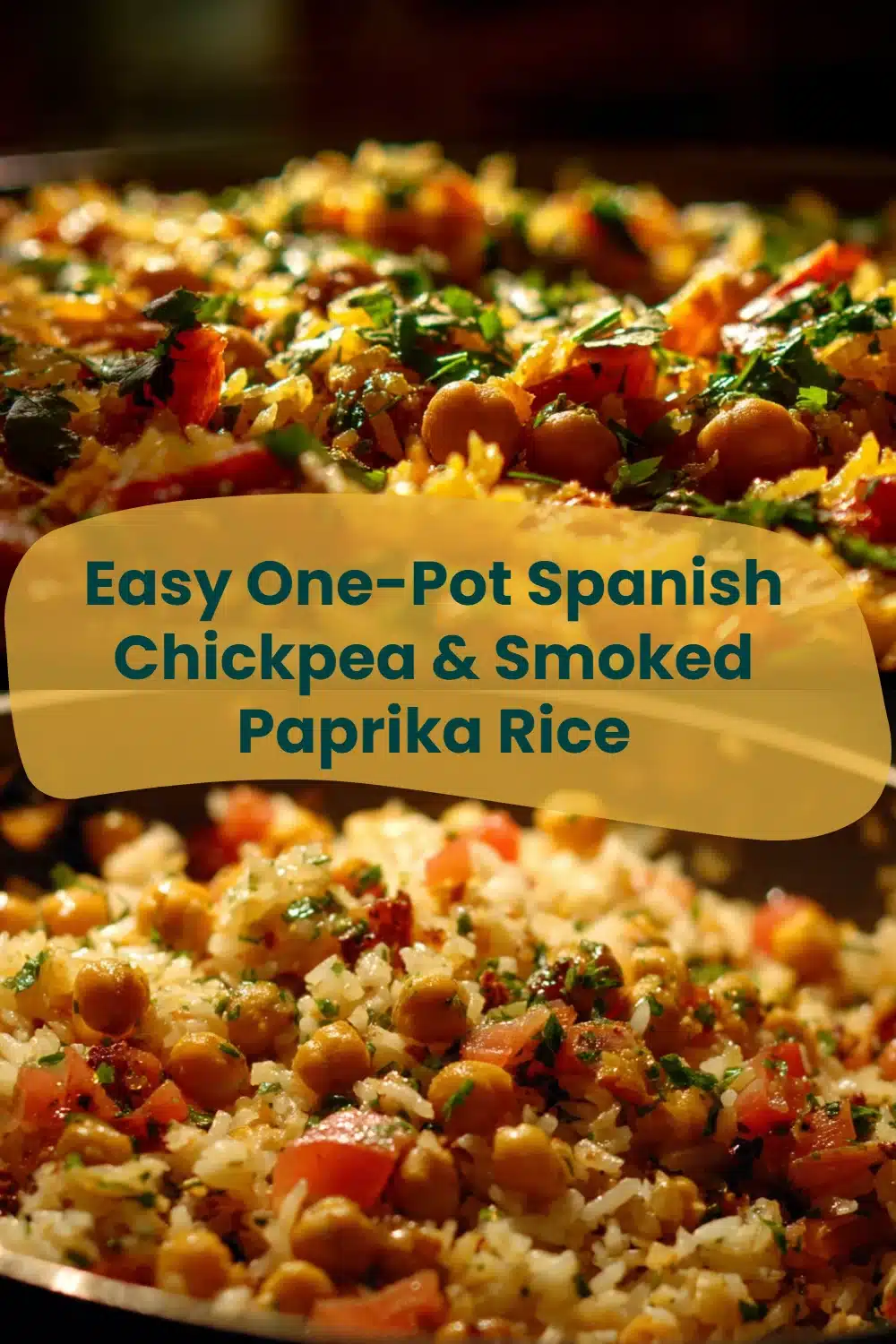 Easy One-Pot Spanish Chickpea & Smoked Paprika Rice
