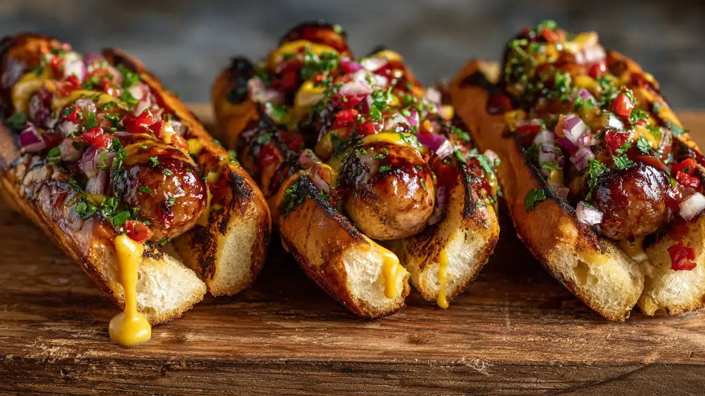Flavorful Firecracker Hot Dogs