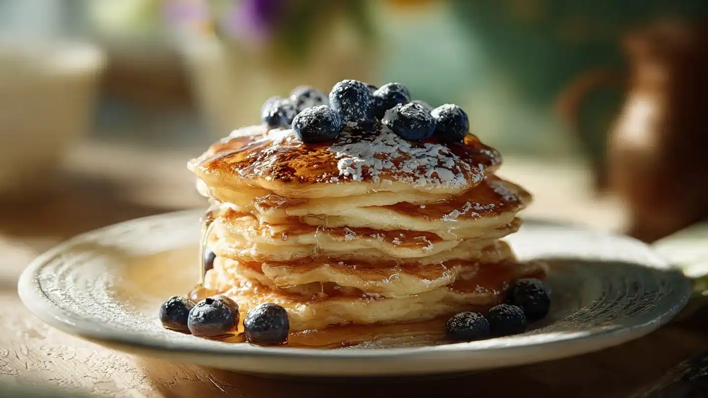 Fluffy Coconut Cream Pancakes to Brighten Your Breakfast