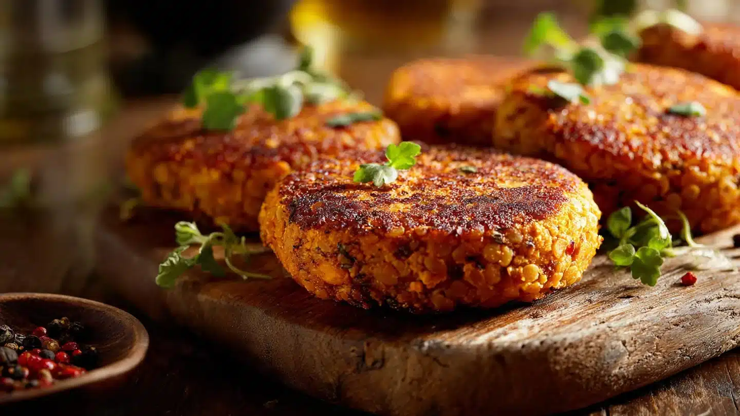 Gluten-Free Sweet Potato and Red Lentil Patties