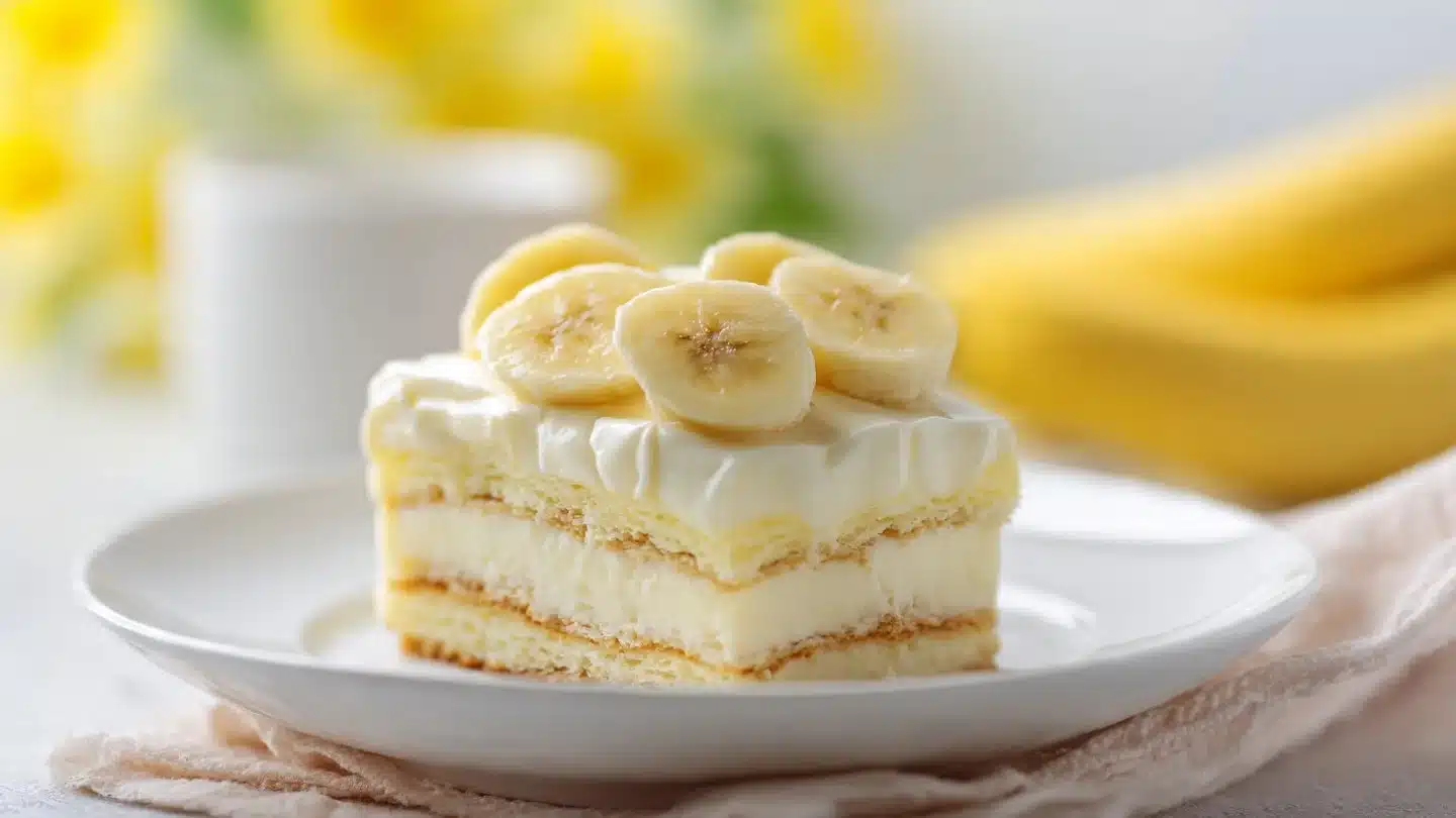 Indulge in Irresistible Banana Delight Cream Dessert Bliss