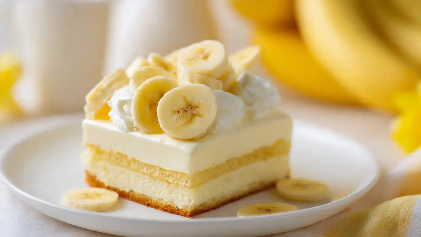 Indulge in Heavenly Banana Delight Cream Dessert Bliss