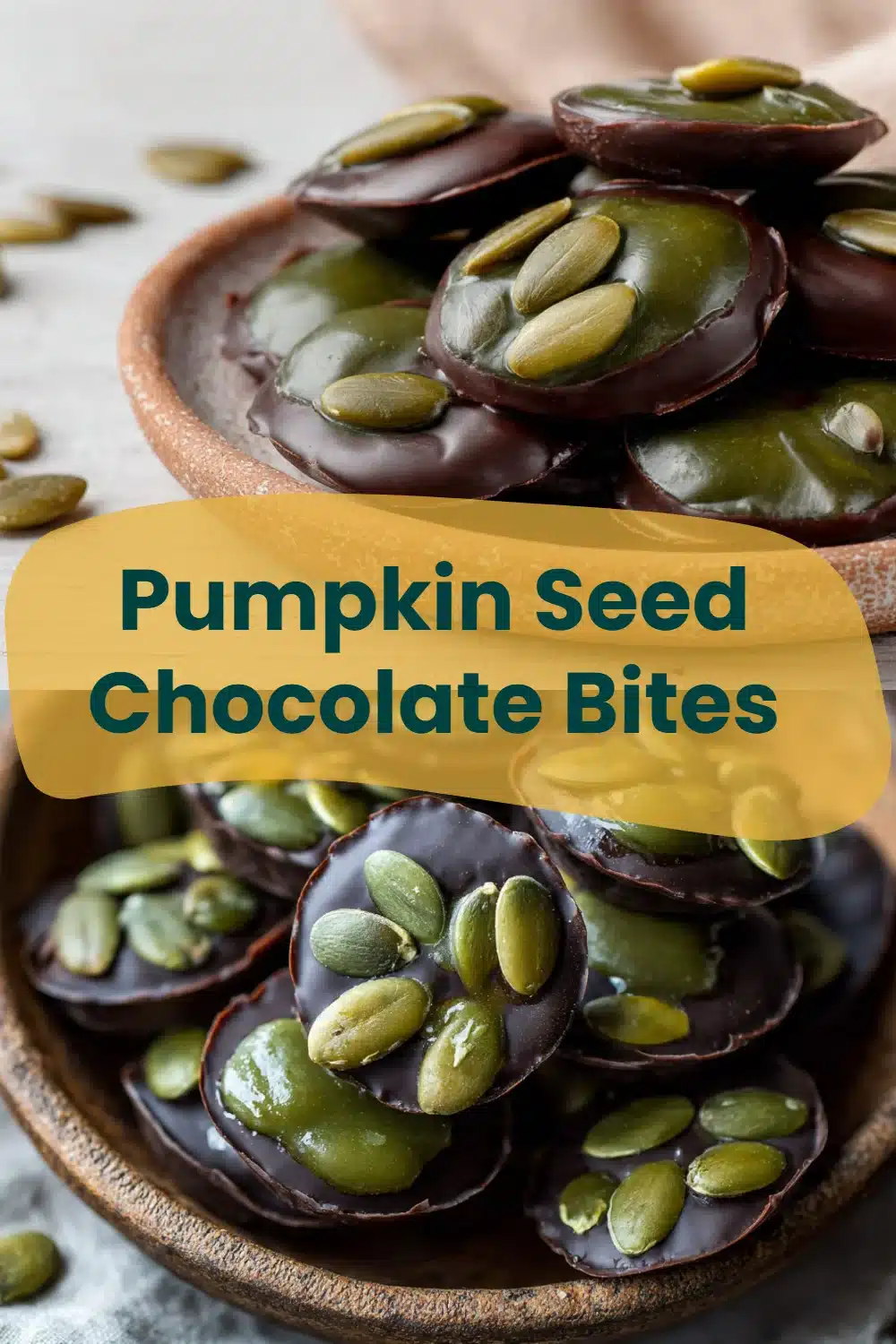 Pumpkin Seed Chocolate Bites