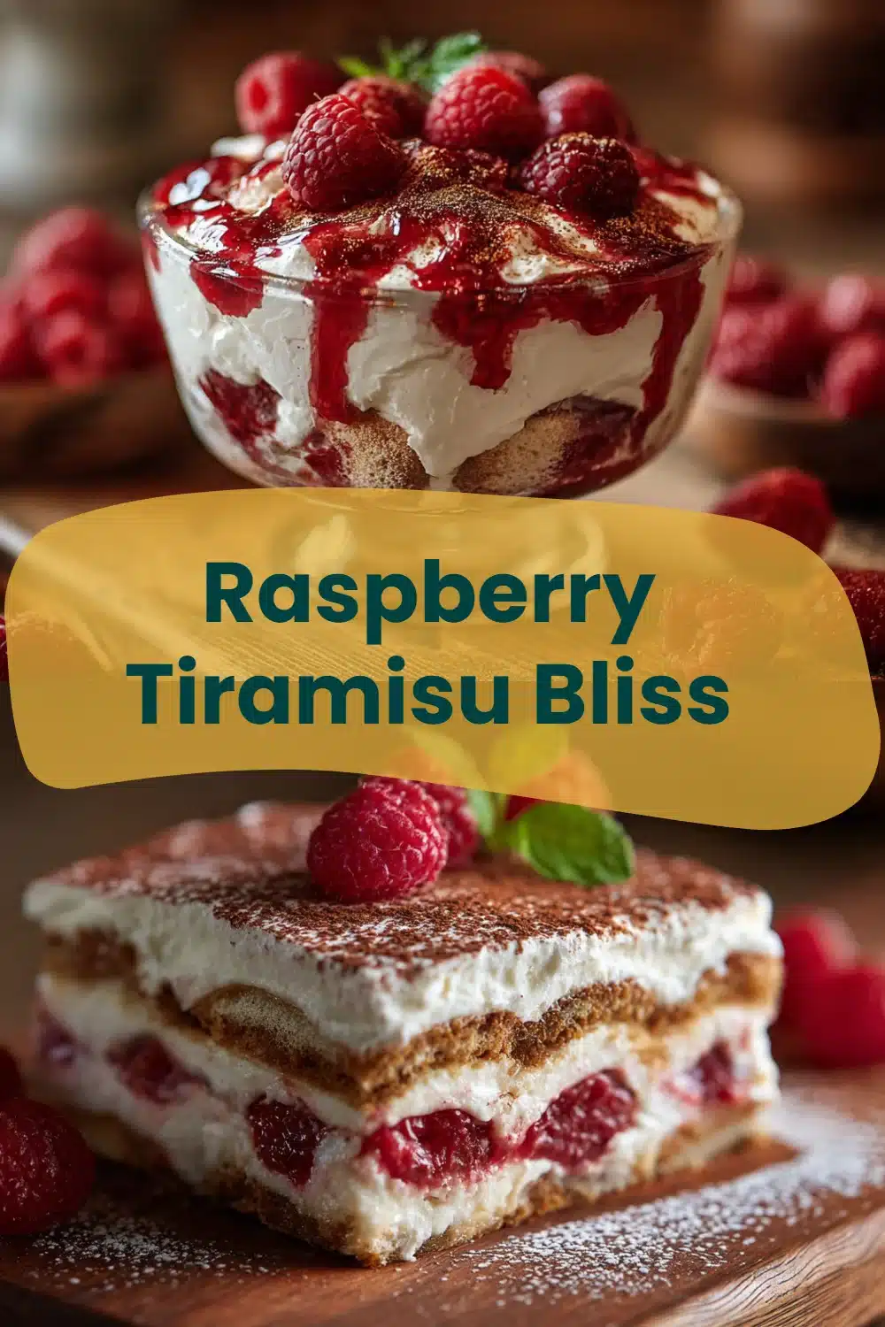 Raspberry Tiramisu Bliss