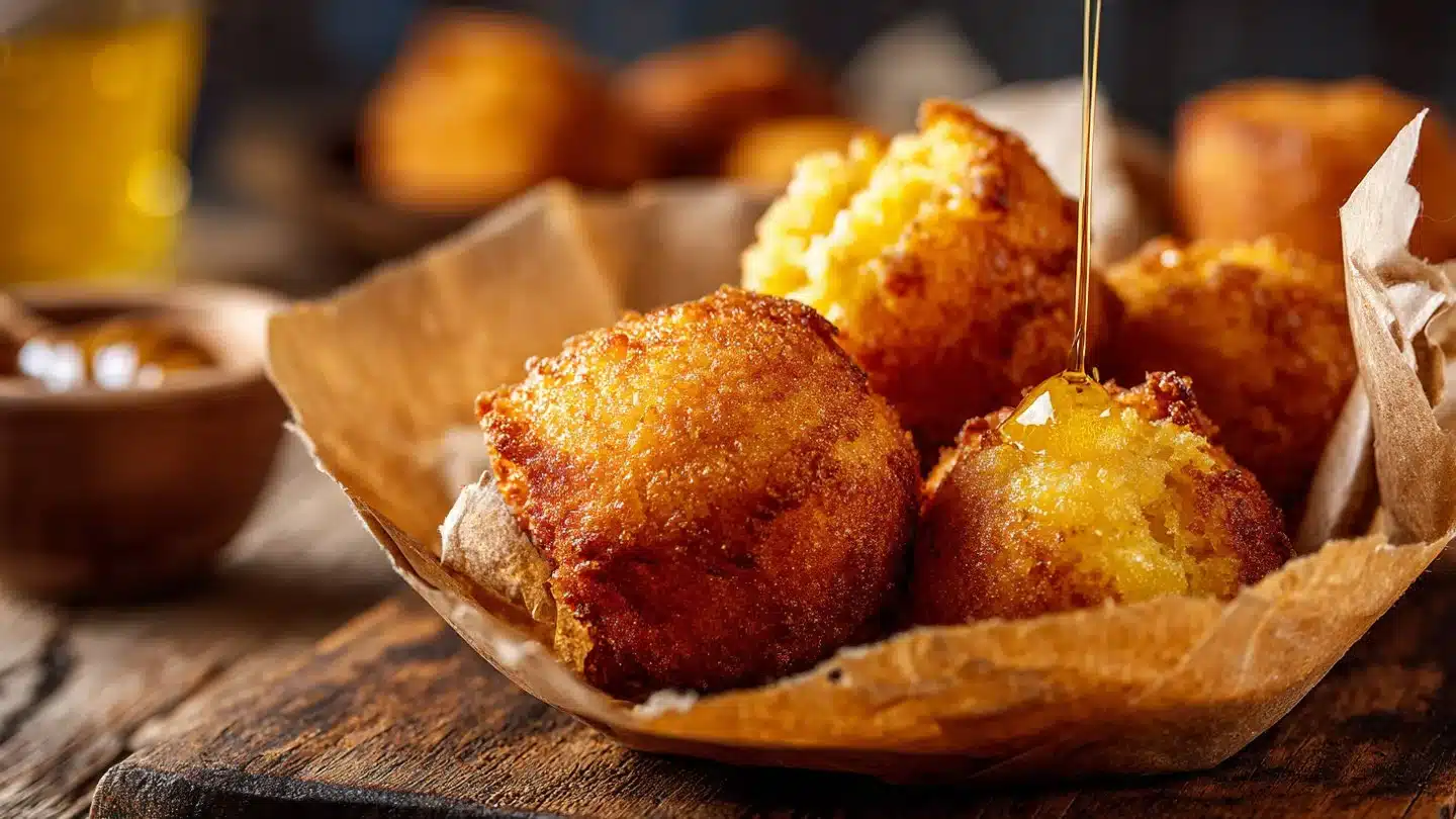 Southern-Style Honey Butter Cornbread Poppers