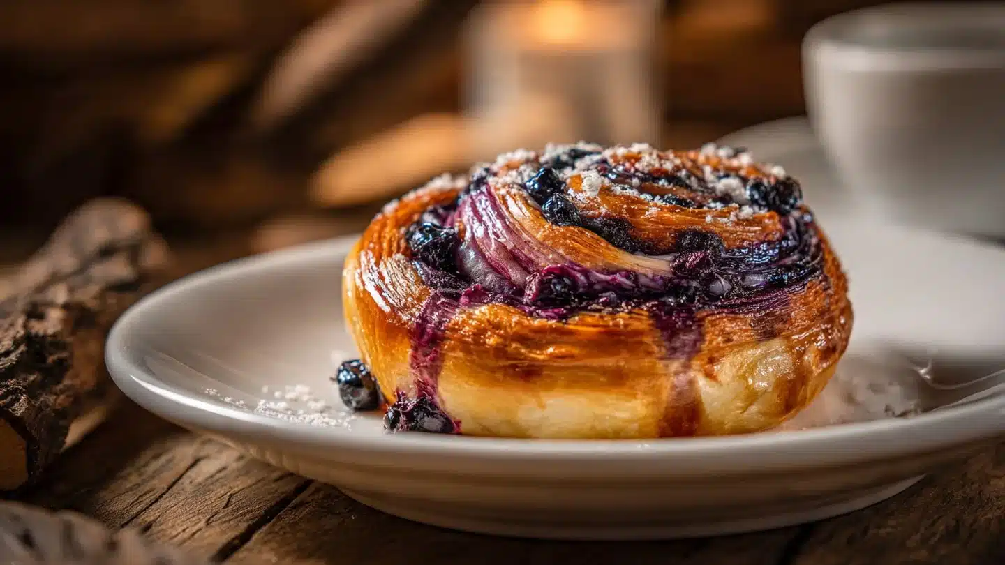 Swirled Blueberry Cream Cheese Danish Recipe (Easy & Flaky)