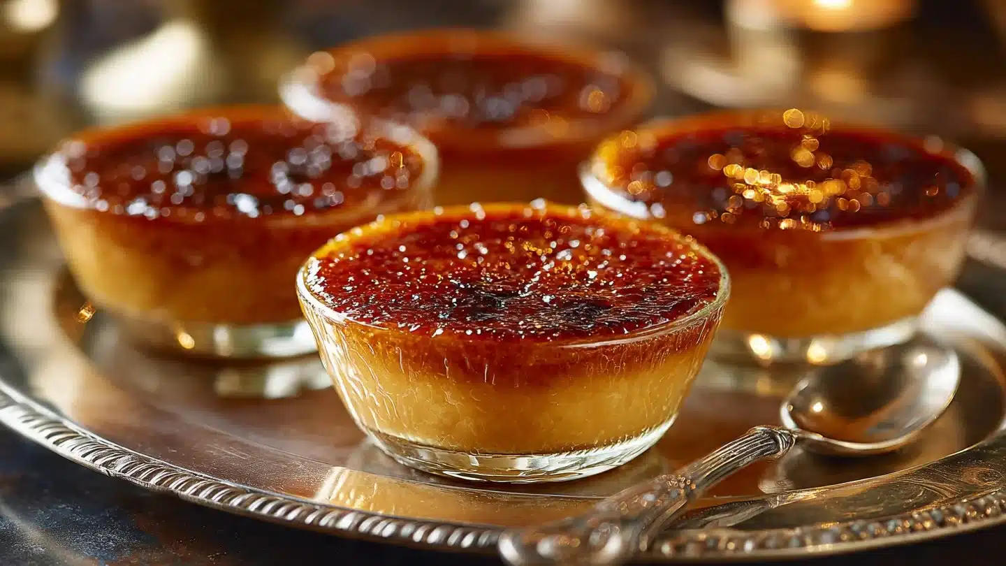 Thai Tea Crème Brûlée: Silky Orange-Spiced Custard