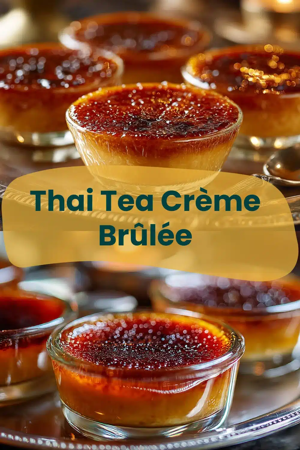 Thai Tea Crème Brûlée