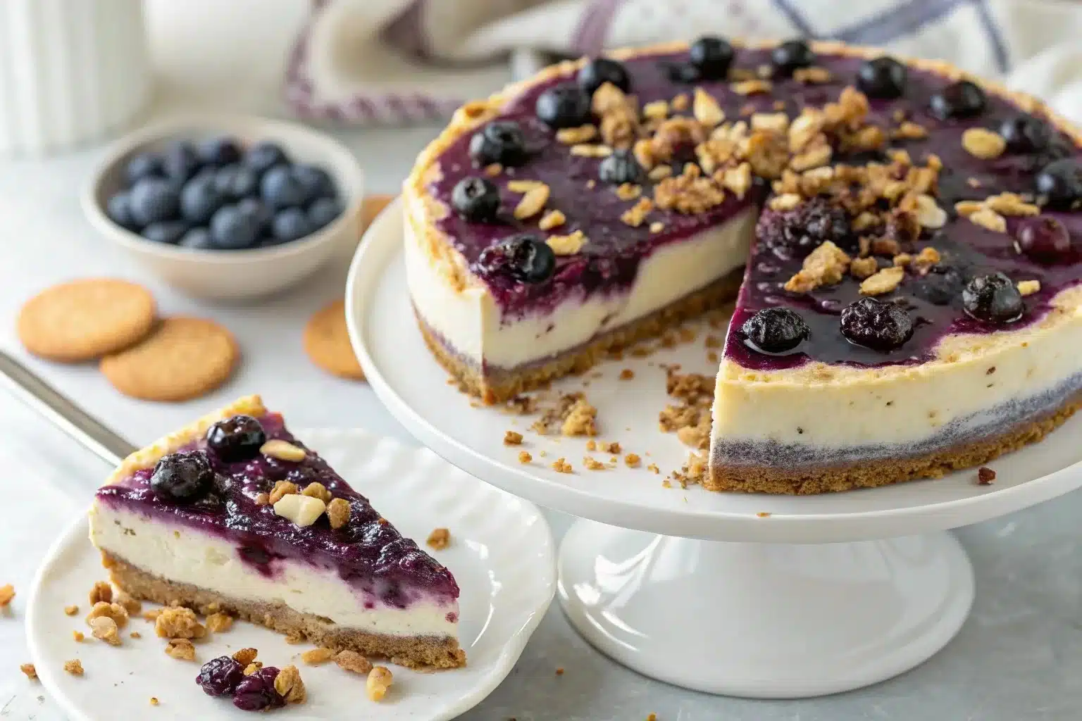 Indulgent Blueberry Lush Dessert