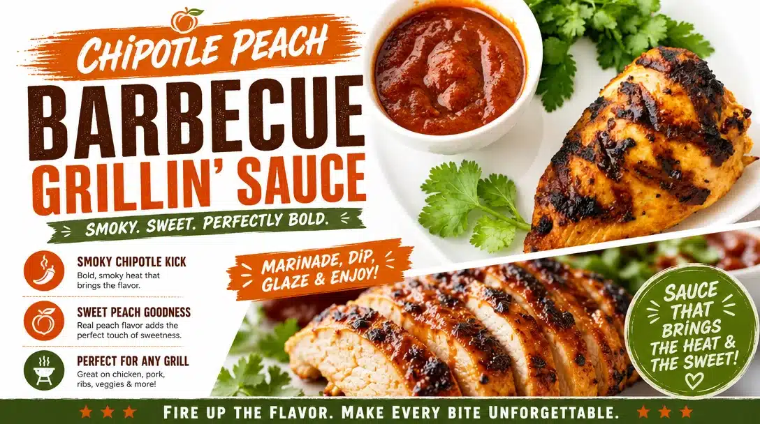 Chipotle Peach Barbecue Grillin' Sauce