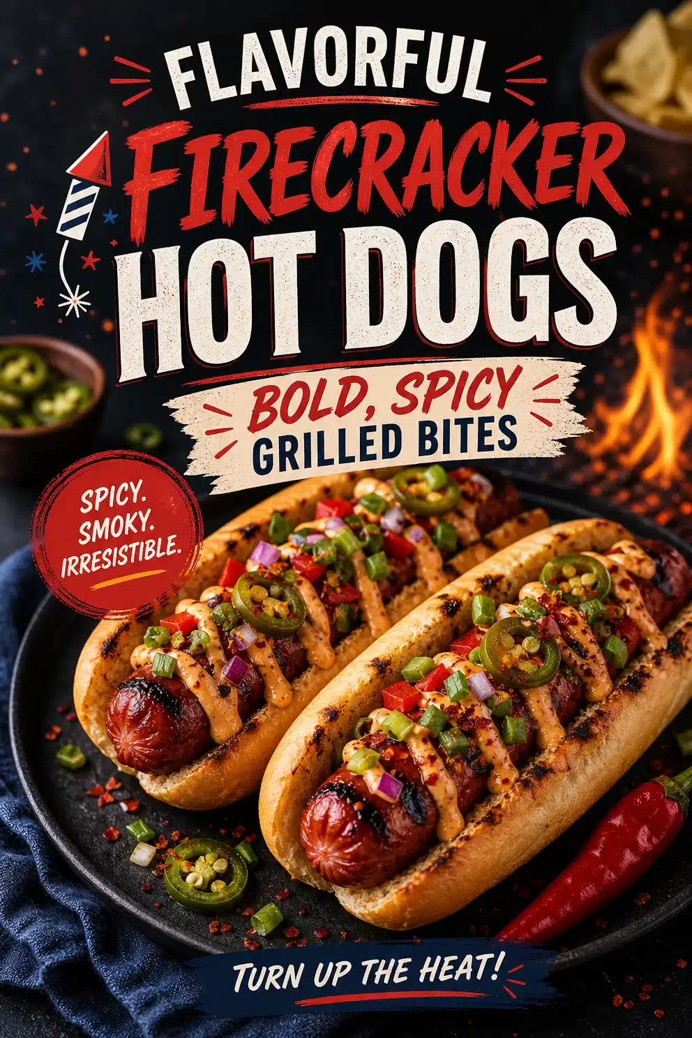 Flavorful Firecracker Hot Dogs: Bold, Spicy Grilled Bites