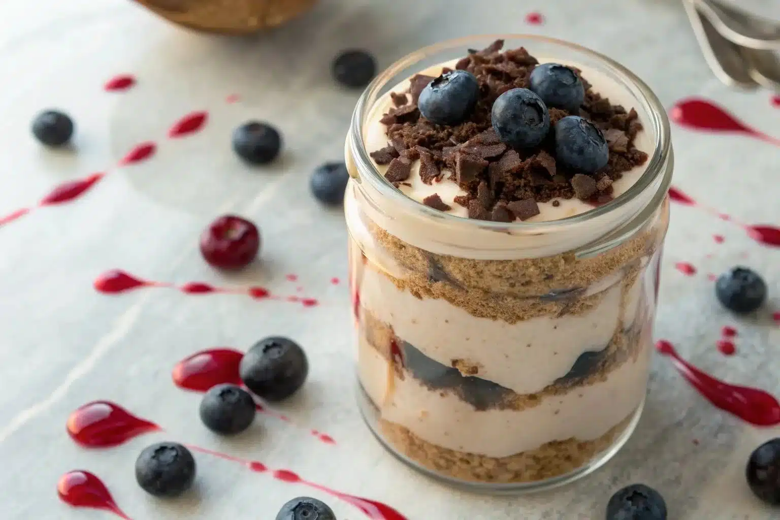 Healthy Protein Cheesecake Jar: Easy No-Bake Recipe