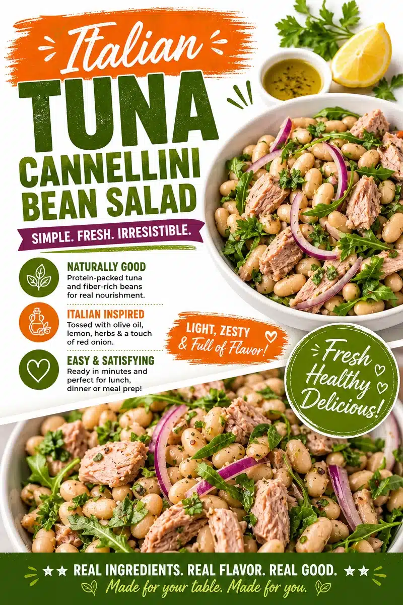 Italian Tuna and Cannellini Bean Salad