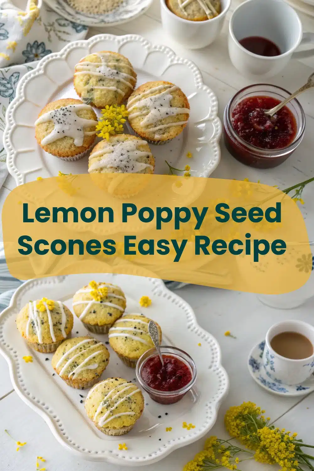 Lemon Poppy Seed Scones Easy Recipe