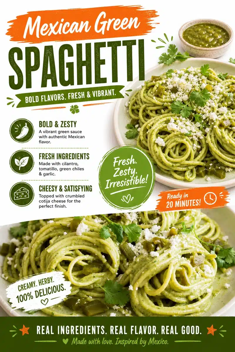 Mexican Green Spaghetti