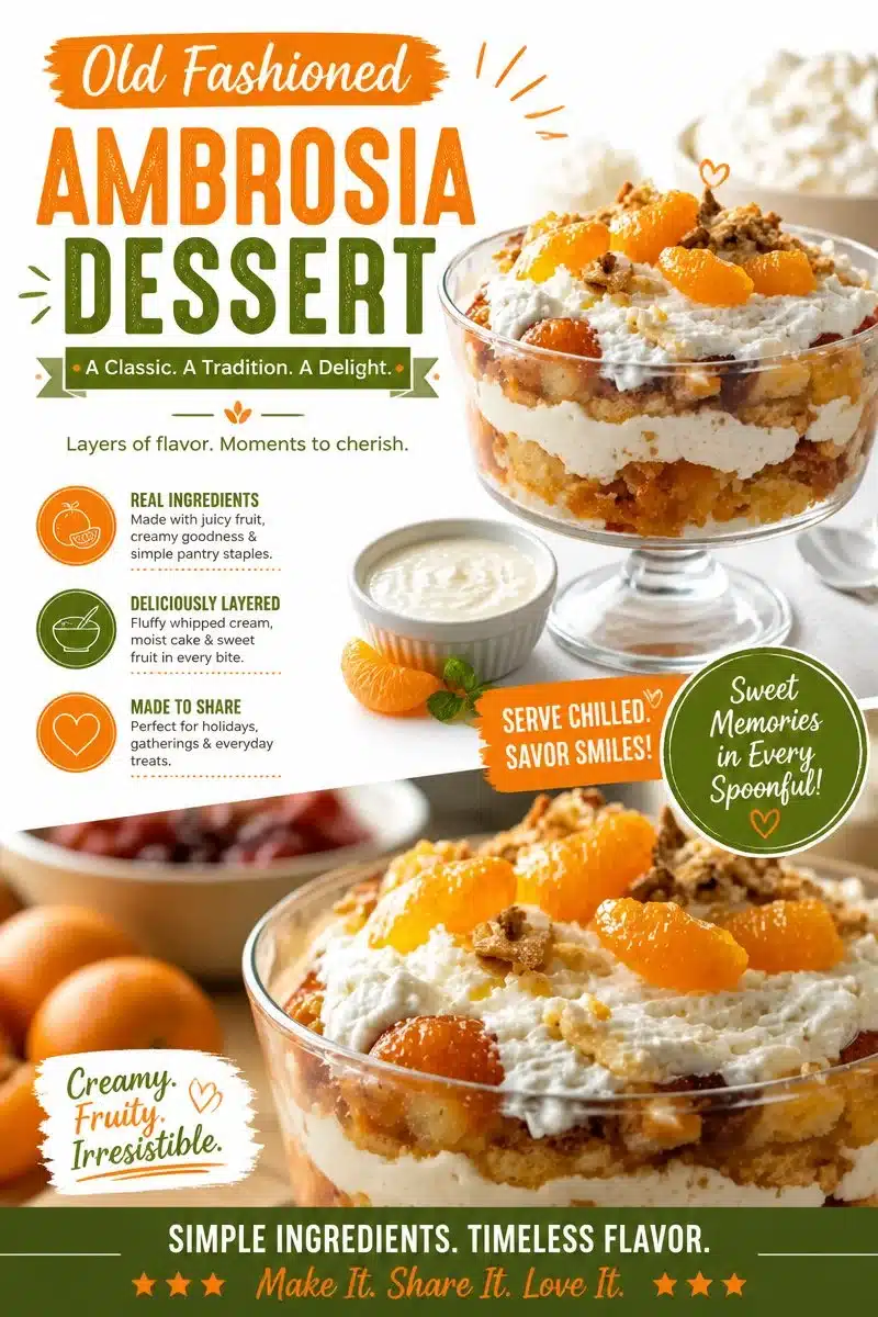 Old Fashioned Ambrosia: Fruit Salad Recipe