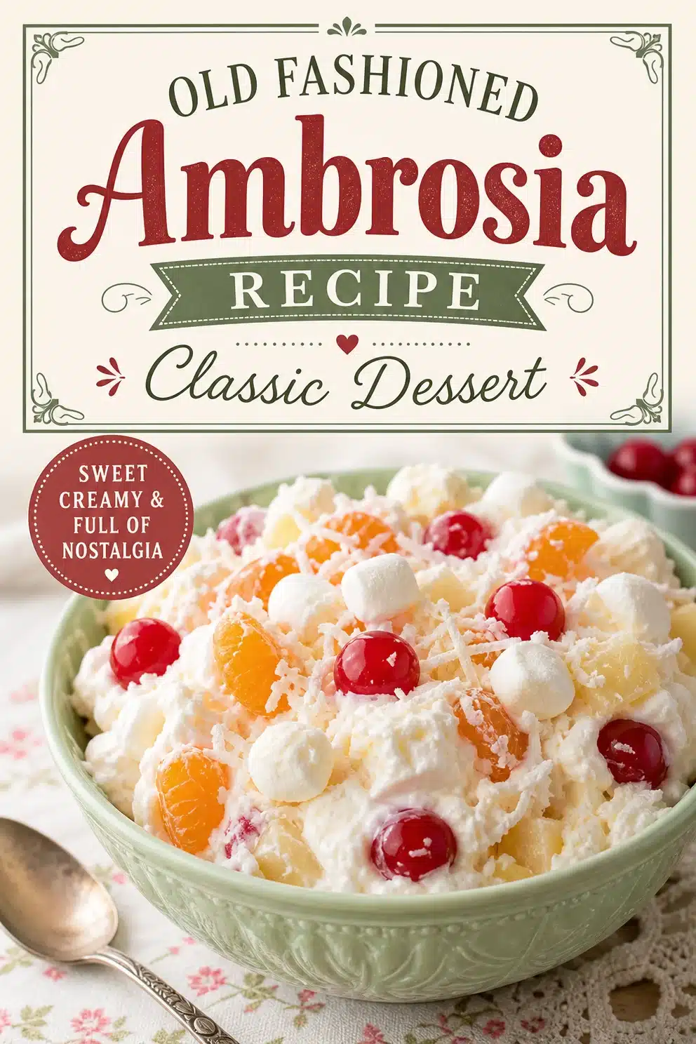 Old Fashioned Ambrosia Recipe: Classic Dessert